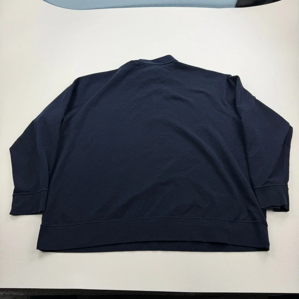 Polo Ralph Lauren Sweater Mens 3XB Blue Navy Performance 1/4 Zip Golf Pullover